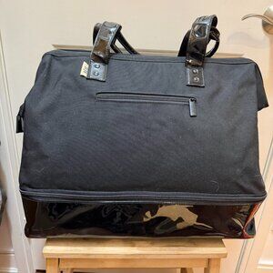 BEIS Black Weekender Travel Bag